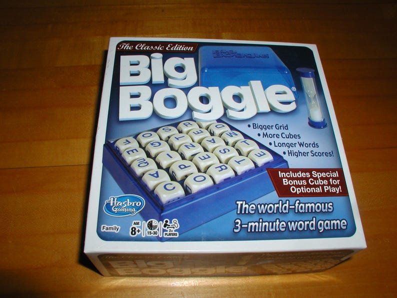 Boggle Box Image BIG BOGGLE