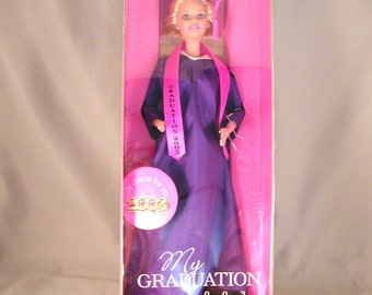 Vintage 2003 My Graduation Barbie - Mattel 56330  (2002) - NRFB - Barbie Doll