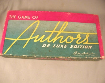 Vintage 1943 AUTHORS Game by Parker Bros
