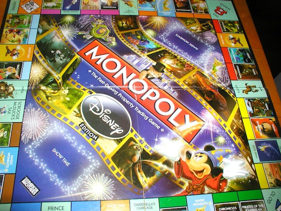 DISNEY Edition Monopoly Game - Vintage Game - Complete Including