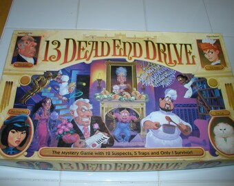 13 Dead End Drive - by Milton Bradley  - 99% Complete - Vintage Game
