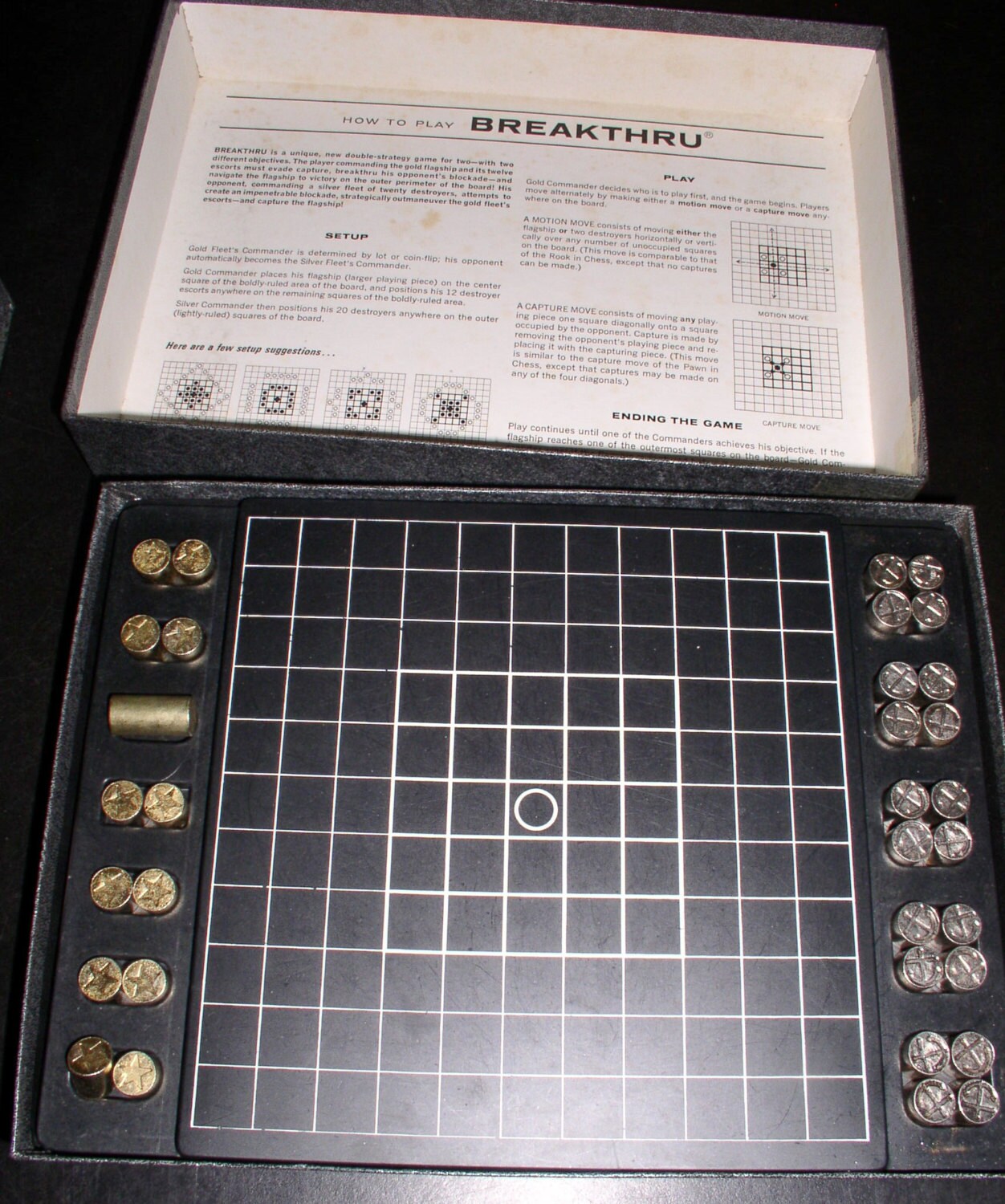 Jeu De Stratégie Vintage BREAK THRU – 3M 1965 – Jeu De Société Rétro Complet
