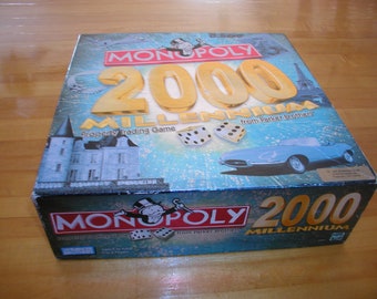 Monopoly 2000 Millennium Edition Monopoly Game - Vintage Game - complete