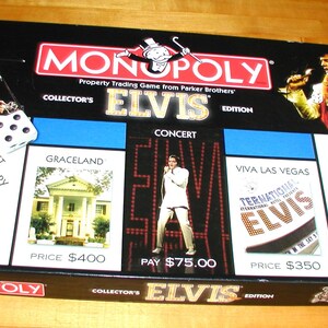 Elvis Monopoly Game - Etsy