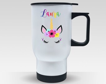 Unicorn travel mug | Etsy Unicorn travel mug | Etsy