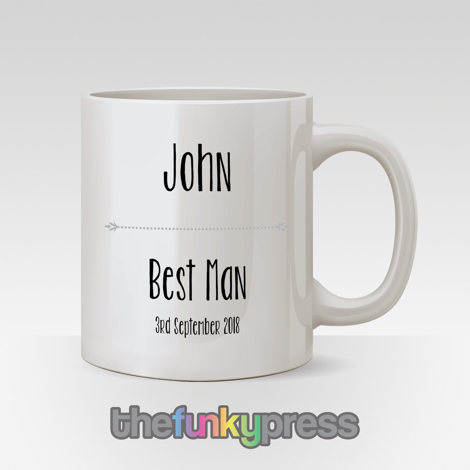 Personalised Best Man Mug Cup Tea Coffee Wedding Gift Name Etsy