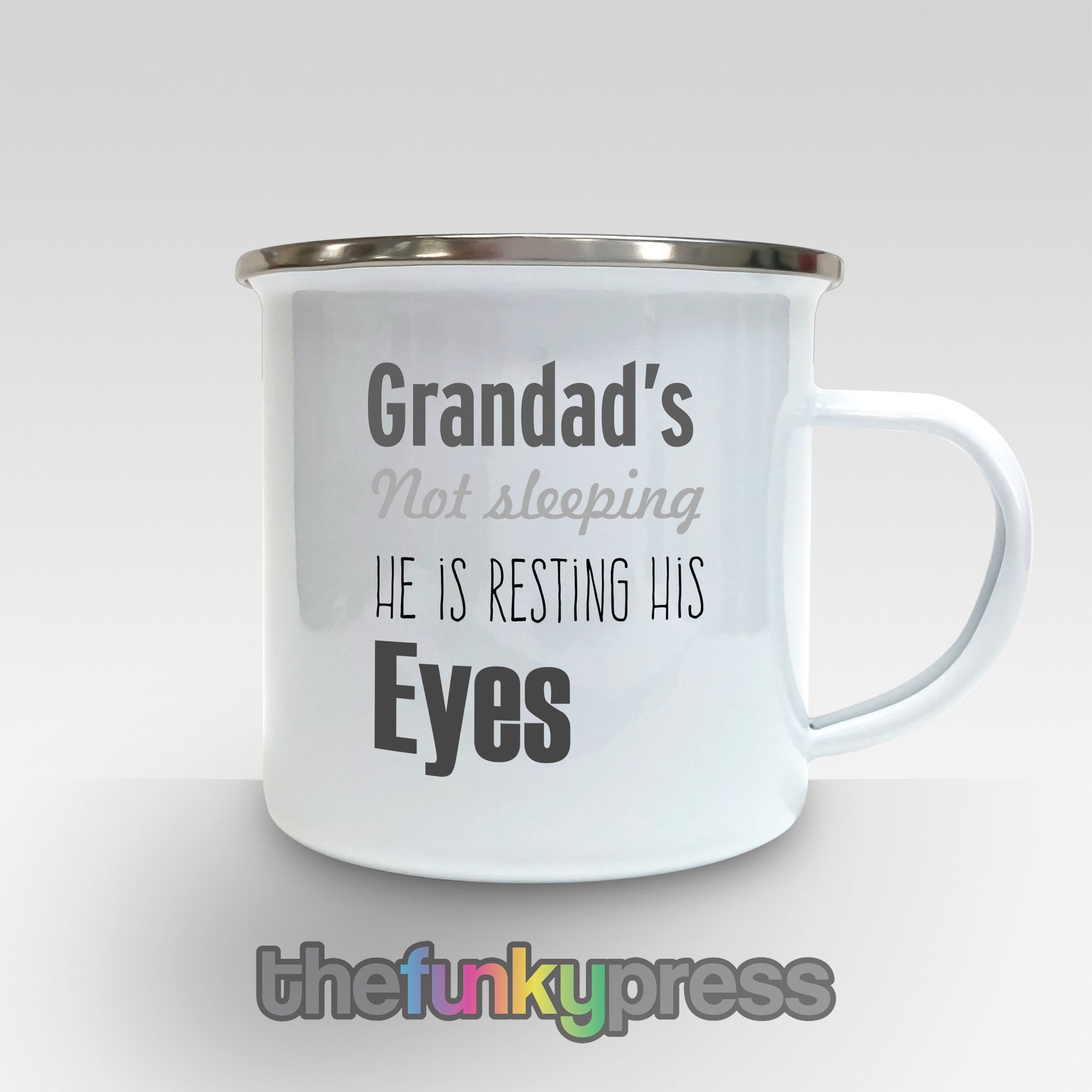 grandads not sleeping mug