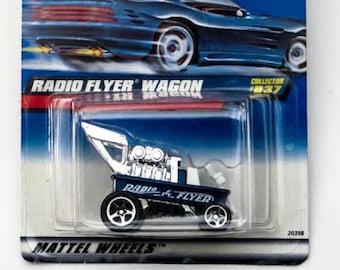 Hot Wheels Radio Flyer Wagon-from 2000 Long Card-hard to