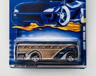 Hot wheels 2000 sale surfin school bus value