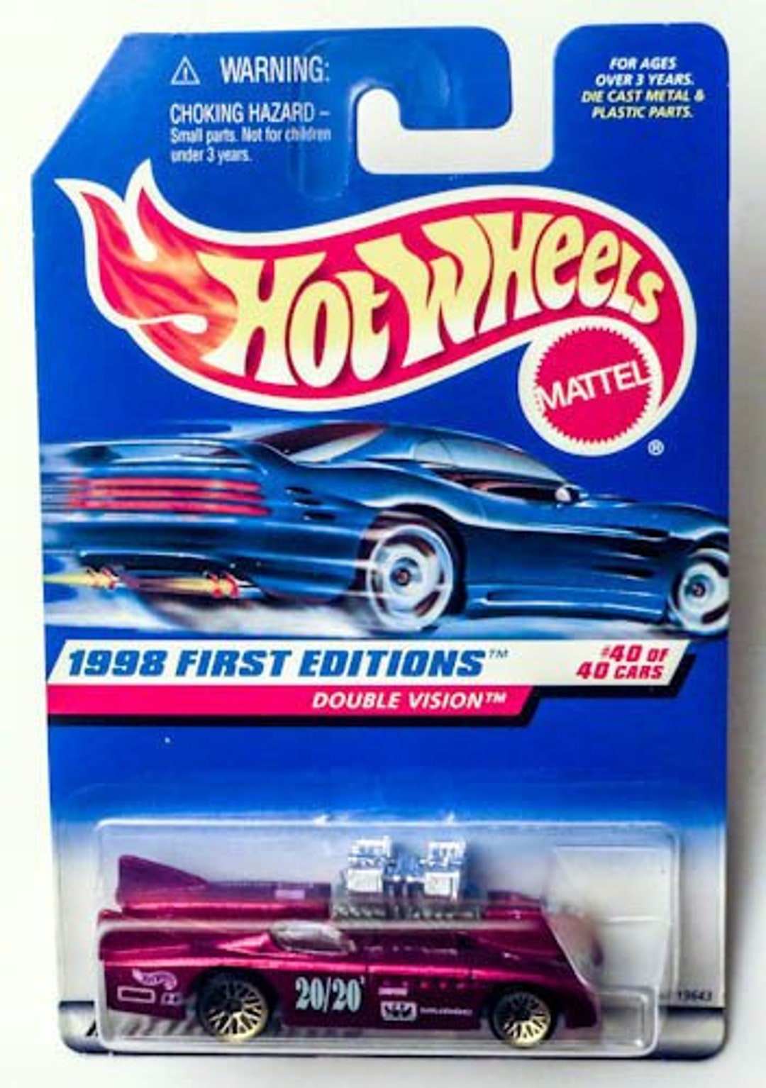 Hot Wheels 1998 First Editions - Double Vision MOC - Etsy