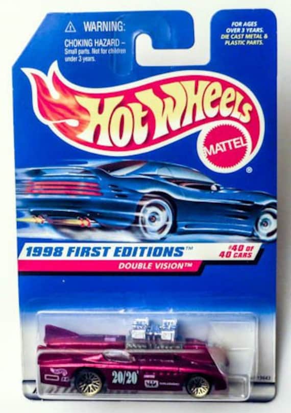 Hot Wheels 1998 First Editions - Double Vision MOC - Etsy