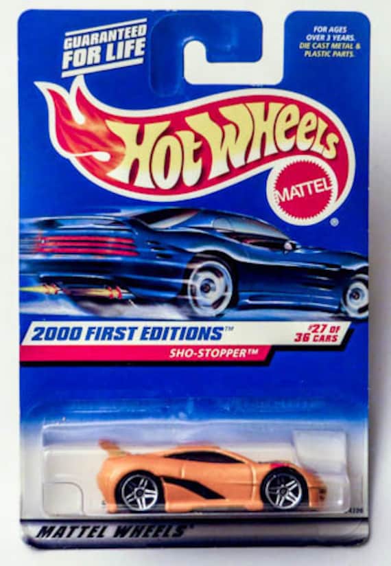 Hot Wheels Mattel Diecast Car 2000 087 SHO STOPPER FE 27 /36  MINT ON CARD