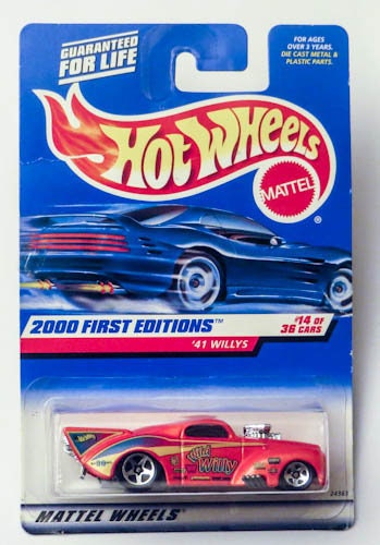 Hot Wheels 2000 First Editions - '41 Willys MOC - Etsy