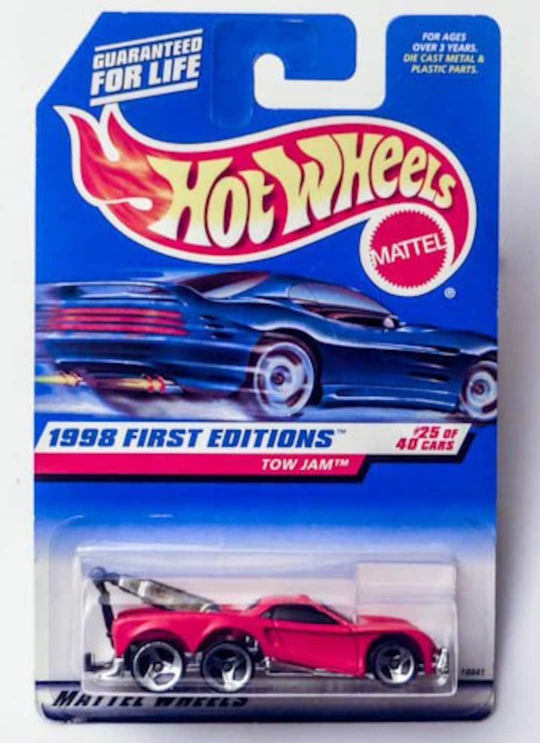Hot Wheels 1998 First Edition - Tow Jam - Mint on Card - Etsy