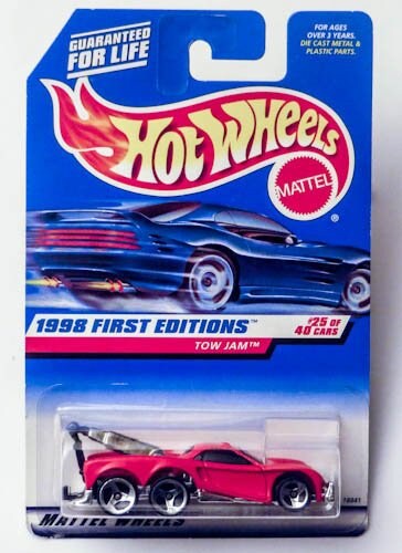 Hot Wheels 1998 First Edition - Tow Jam - Mint on Card - Etsy
