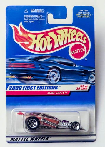 Hot Wheels 2000 First Editions - Surf Crate - Etsy