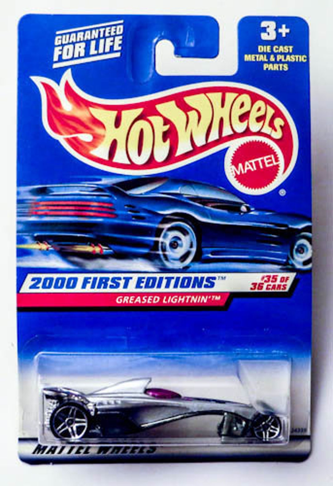Hot Wheels 2000 First Editions - Greased Lightnin MOC - Etsy