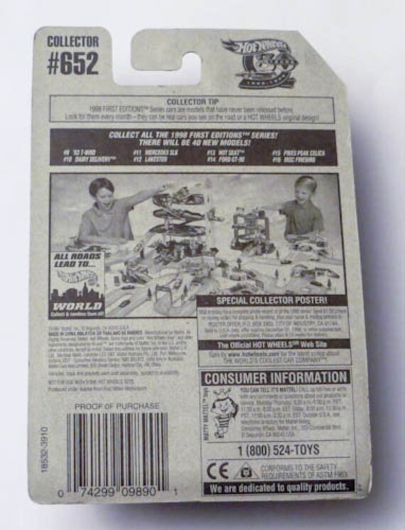 Hot Wheels 1998 First Edition - Pikes Peak Celica - Mint on Card