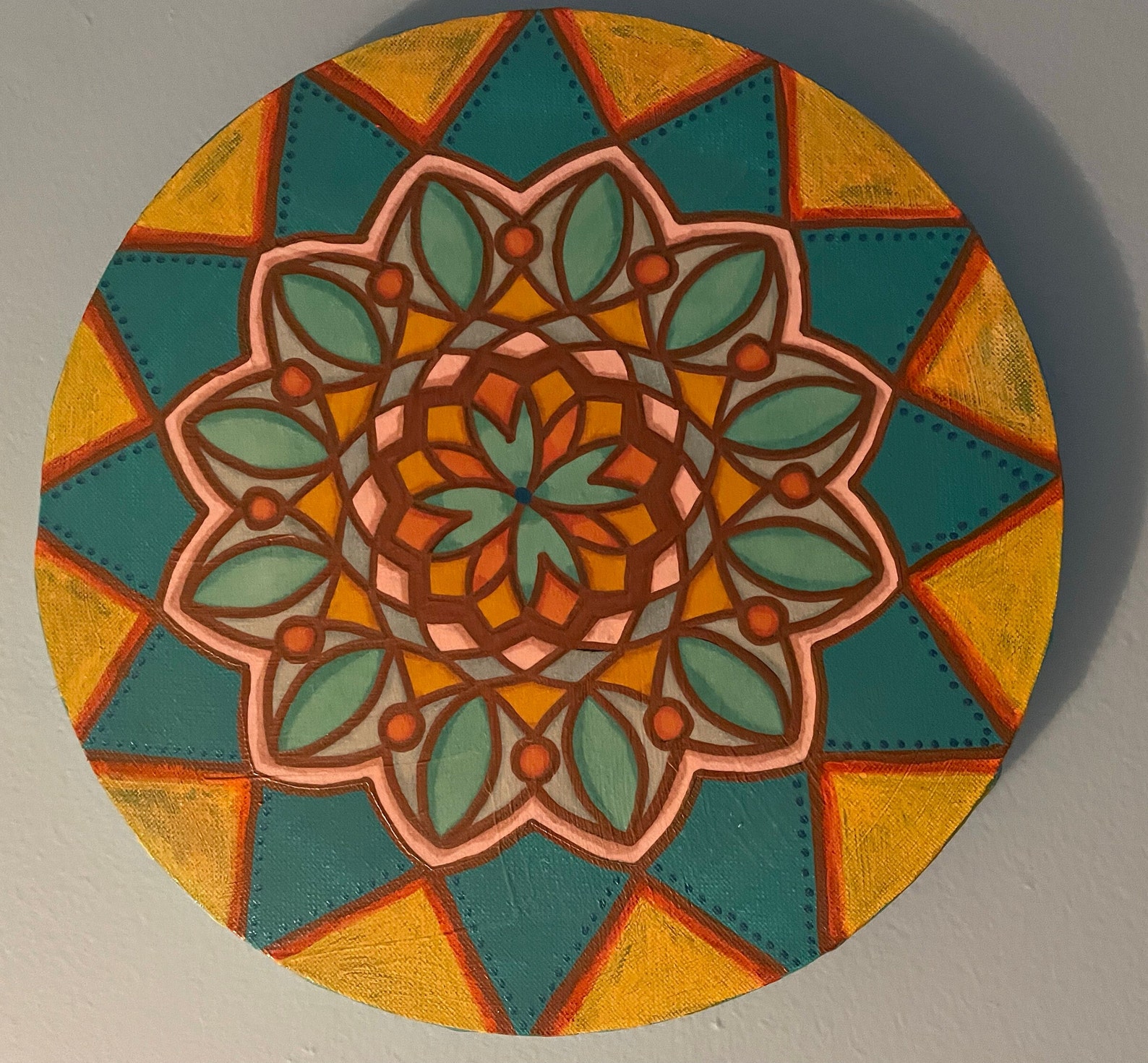 Mandala Painting - Etsy