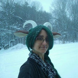 Faun Horns, Adjustable on Headband