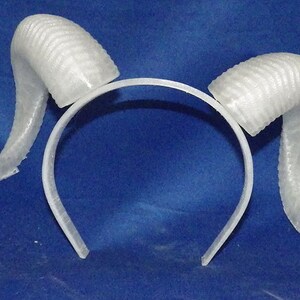 Revised Ram Horns, Adjustable on Headband image 3