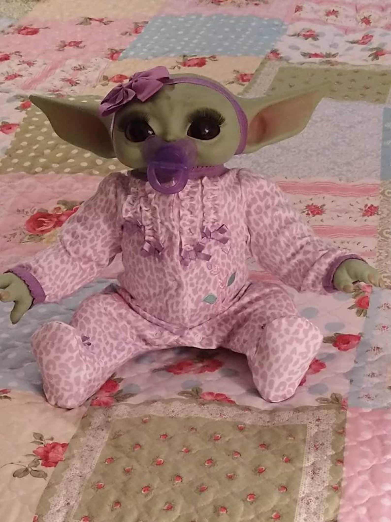 Yoda Baby Boy or Girl Minky Fleece FULL Body doll Etsy