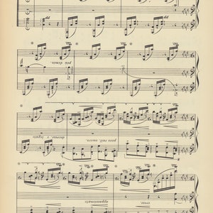 Vintage Sheet Music Collection: 1935 Music Pages (Digital Download)