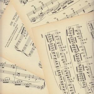 Sheet music background *Digital download*