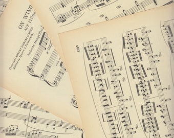 Sheet music background *Digital download*