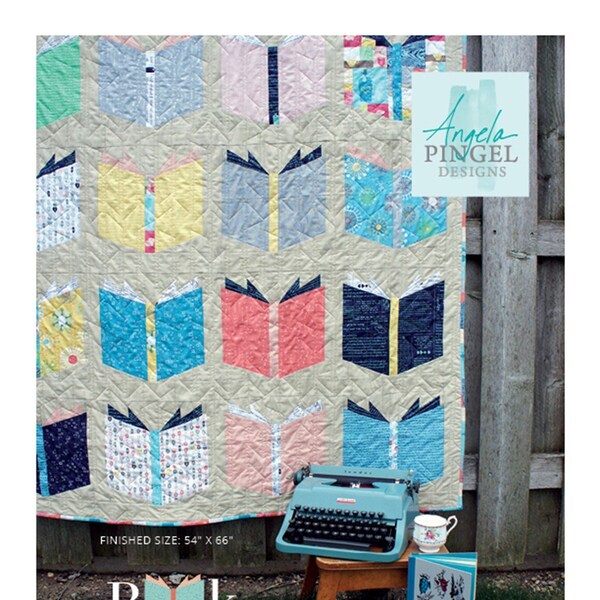 Book Nerd Quilt Pattern Etsy