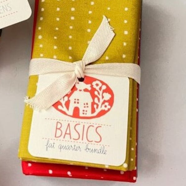 Basics Fat Quarter Bundle by Kristen Balouch for Little House Cottons (Organic Cotton)