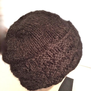 Merino Slouchy Hat * Angora Winter Hat * Soft Winter Hat * Merino Cuffed Hat * Oversize Slouchy Hat * Handknit Wool Hat