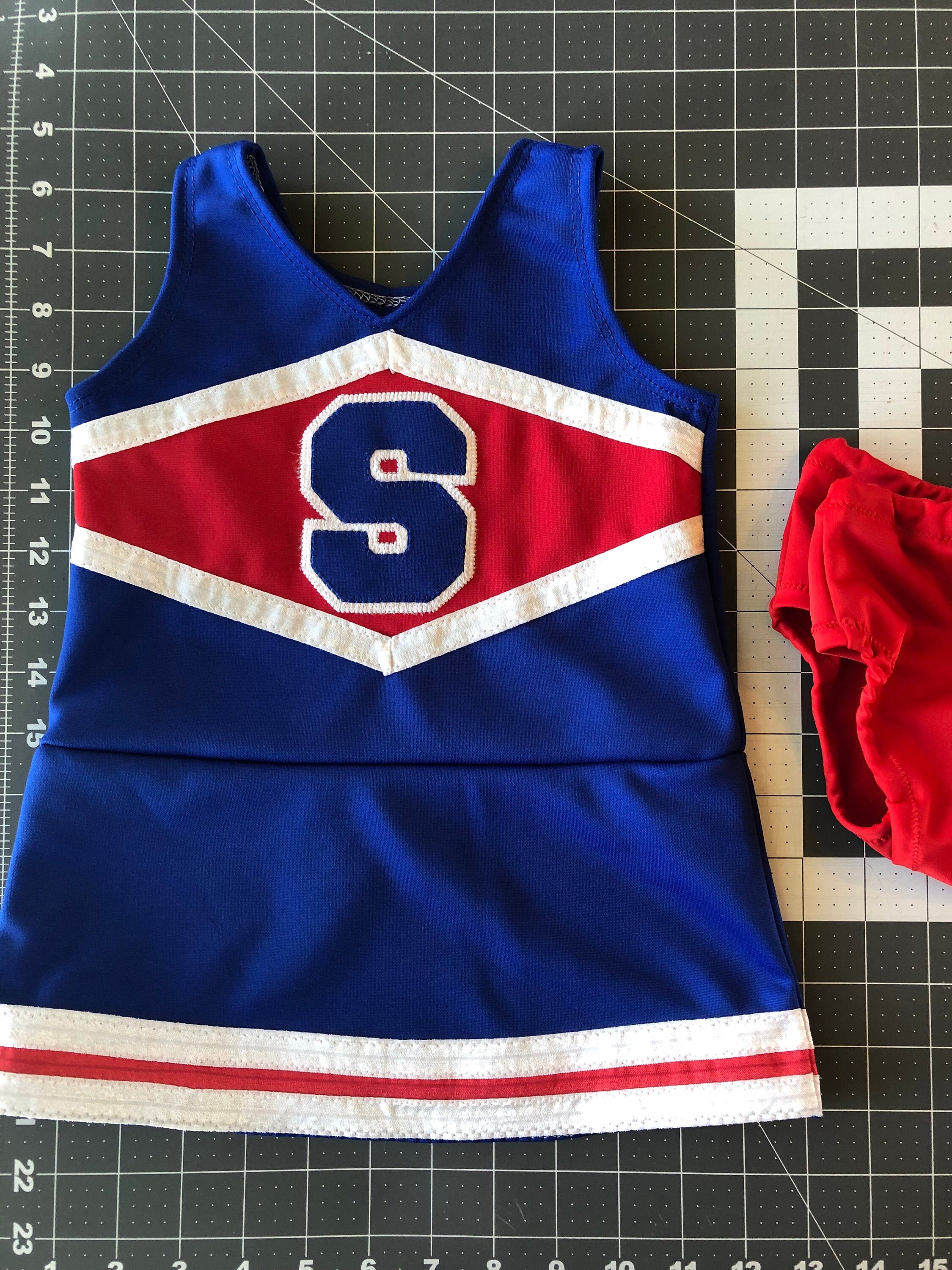Cheer Suit Cheerleader Costume One Piece Dress With Bloomers Etsy