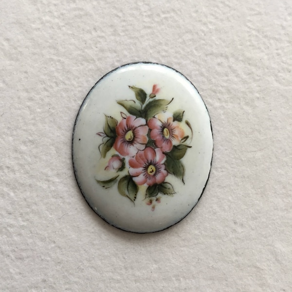 1 pc ca. 47 x 39 mm Rostov Finift Cabochon (No. 6)