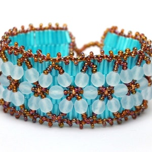 PDF Instructions Bracelet &quot;Angelina&quot; Beading Tutorial - eBook