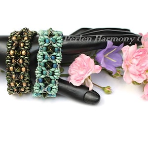 PDF Instruction Bracelet &quot;In Honor of the Gods&quot; Beading Tutorial eBook beading pattern