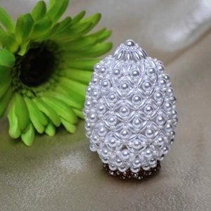 PDF instructions "Easter spirit" beaded egg Easter Easter egg osterdeco bead threading thread with beads