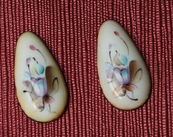 2 pcs. approx. 21x11 mm Rostower Finift Cabochon (No. 3)