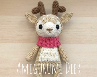 Amigurumi Deer - Made to Order - Fall - Autumn - Winter - Deer Plush