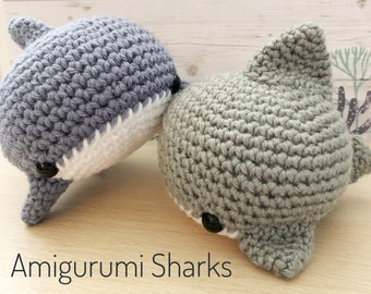 Amigurumi Shark - Sea Creature - Made to Order - Custom Color