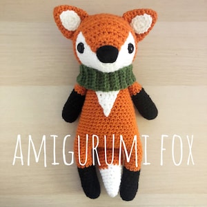 Amigurumi Fox - Made to Order - Fall - Autumn - Winter - Fox Plush