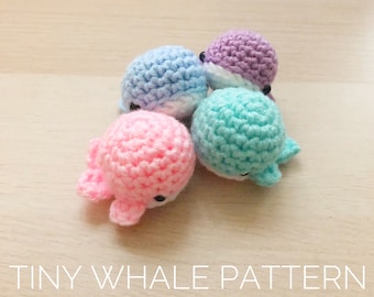 Amigurumi Tiny Whale Pattern - Digital Download