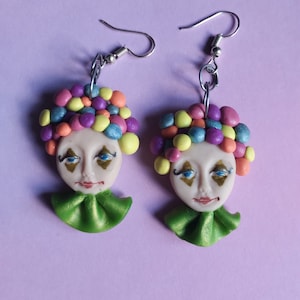 Slumberland Bon Bon handmade polymer clay earrings