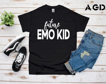 Future Emo Kid, Pop Punk, Tee, Shirt, Kids, Toddler, Infant, Dashboard Confessional, Onesie, Baby Announcement