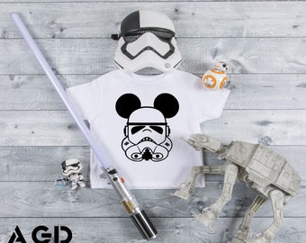 Mickey Ears Stormtrooper, Star Wars, Adult, Kids, Toddler, Disney World, Disney Land, Hollywood Studios, Family, Storm Trooper