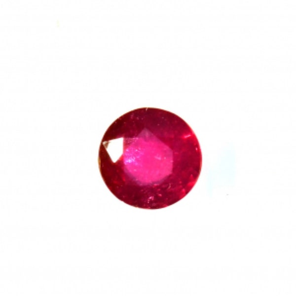Madagascar Ruby Round 5mm Approximately 0.66 Carat Single Piece, July Birthstone, Pigeon Blood Red, Phenomenal Gemstones, For Jewelry(52321)