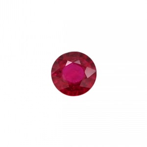 Madagascar Ruby Round 7mm, 1.70 Carat, July Birthstone, Faceted Gemstone (43999)