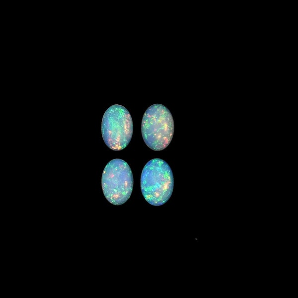 Ethiopian Opal Oval Shape 6x4mm Approximately 1.20 Carat, October Birthstone, Translucent Opal, For Jewelry Making (19900)