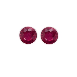Madagascar Ruby, Round Shape, 6mm, 2.50 Carat, July Birthstone, Faceted Gemstones (2758)
