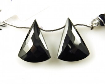 Black Diamond Lookalike Untreated 2199 Pure Inky Black Color Black Spinel Almond Shape Drops 23x7mm Approx 26 Carat August Birthstone